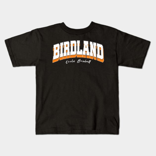 Baltimore Birdland Kids T-Shirt by MLB Shop